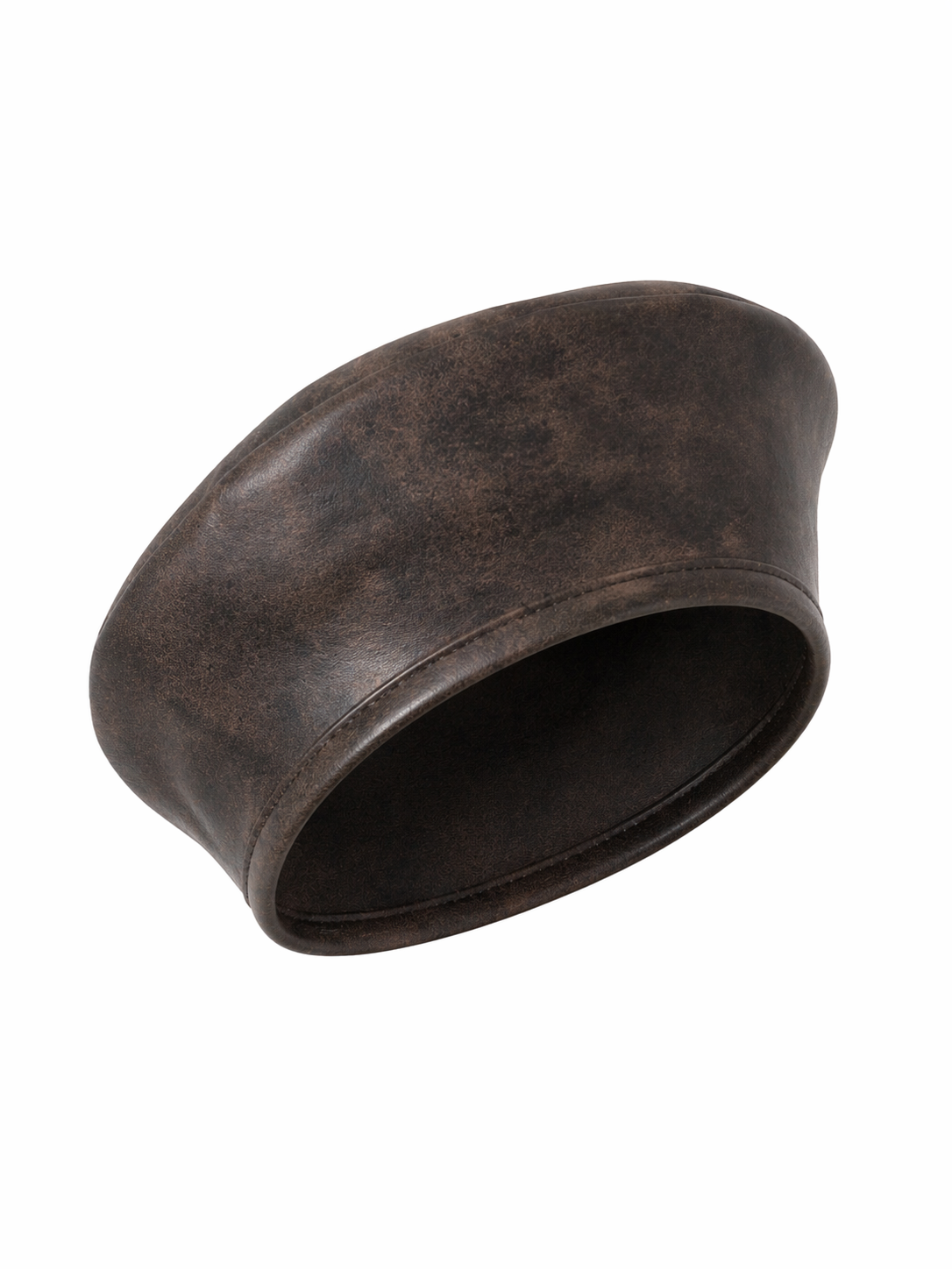 Giny leather beret