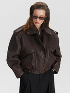 Leather jacket — BONNIE