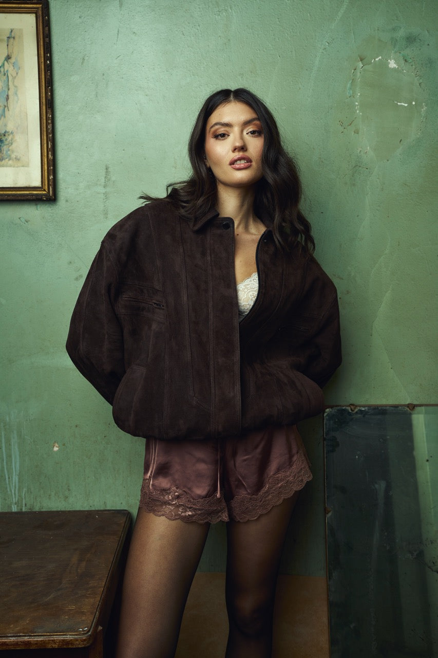 Geaca Paris din piele naturala premium