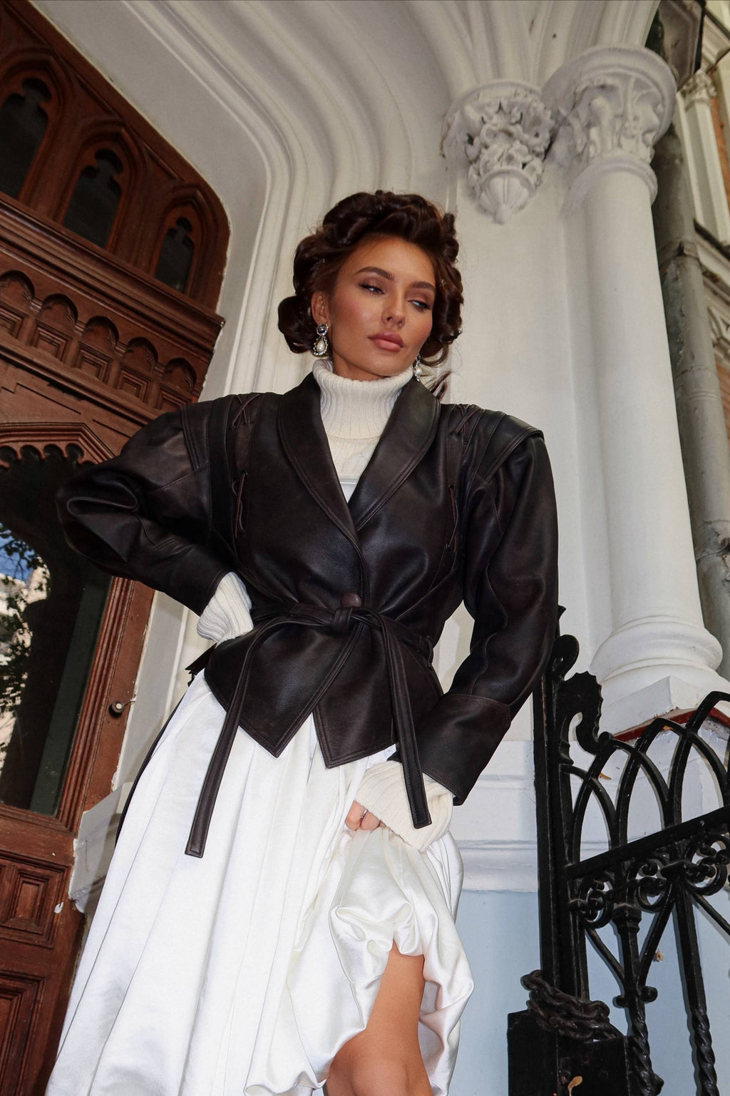 Lambskin leather jacket — DIA | ILÈR