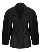 Fitted lambskin leather blazer — MONIK | ILÈR