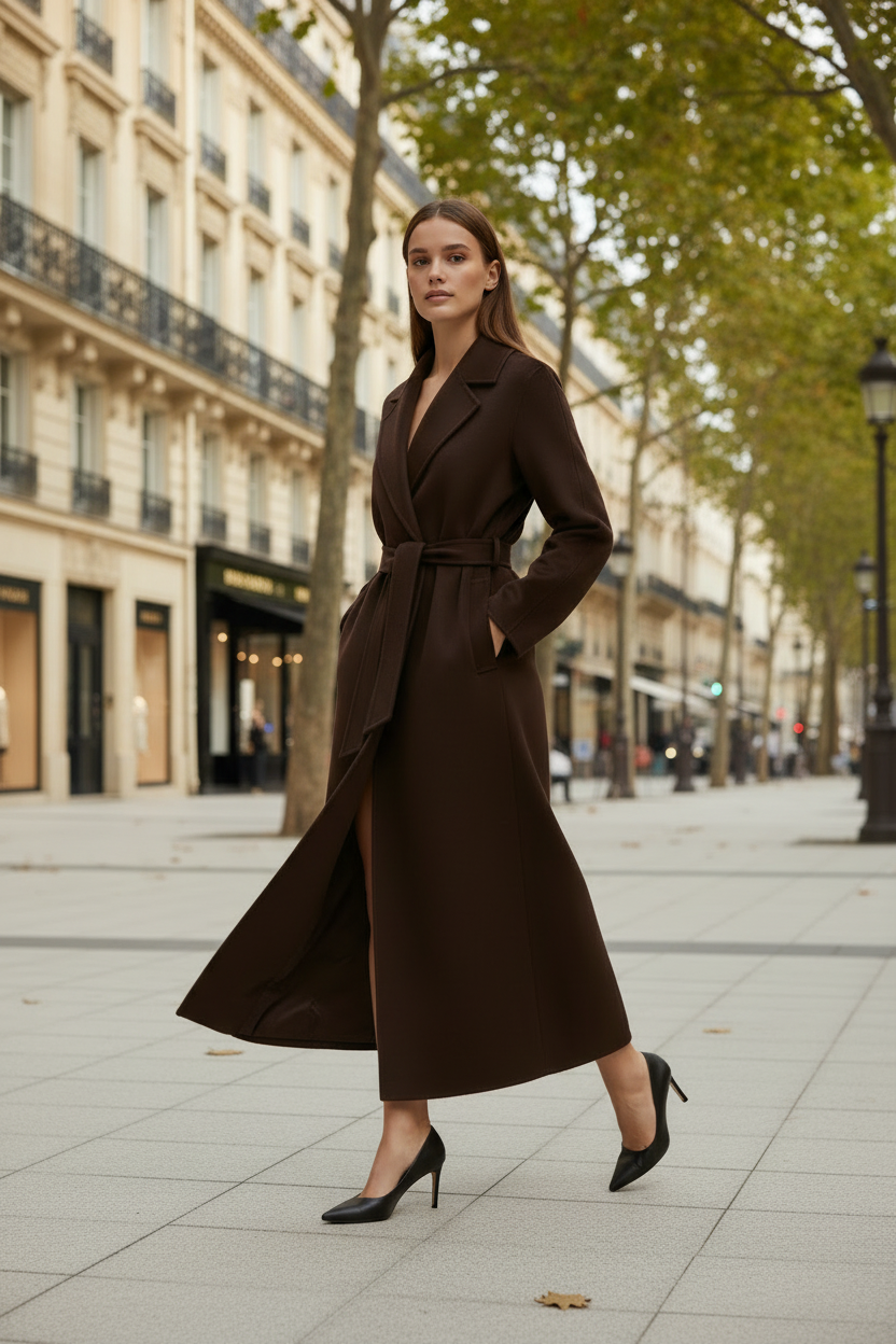 Maxi cashmere coat — NORA | ILÈR