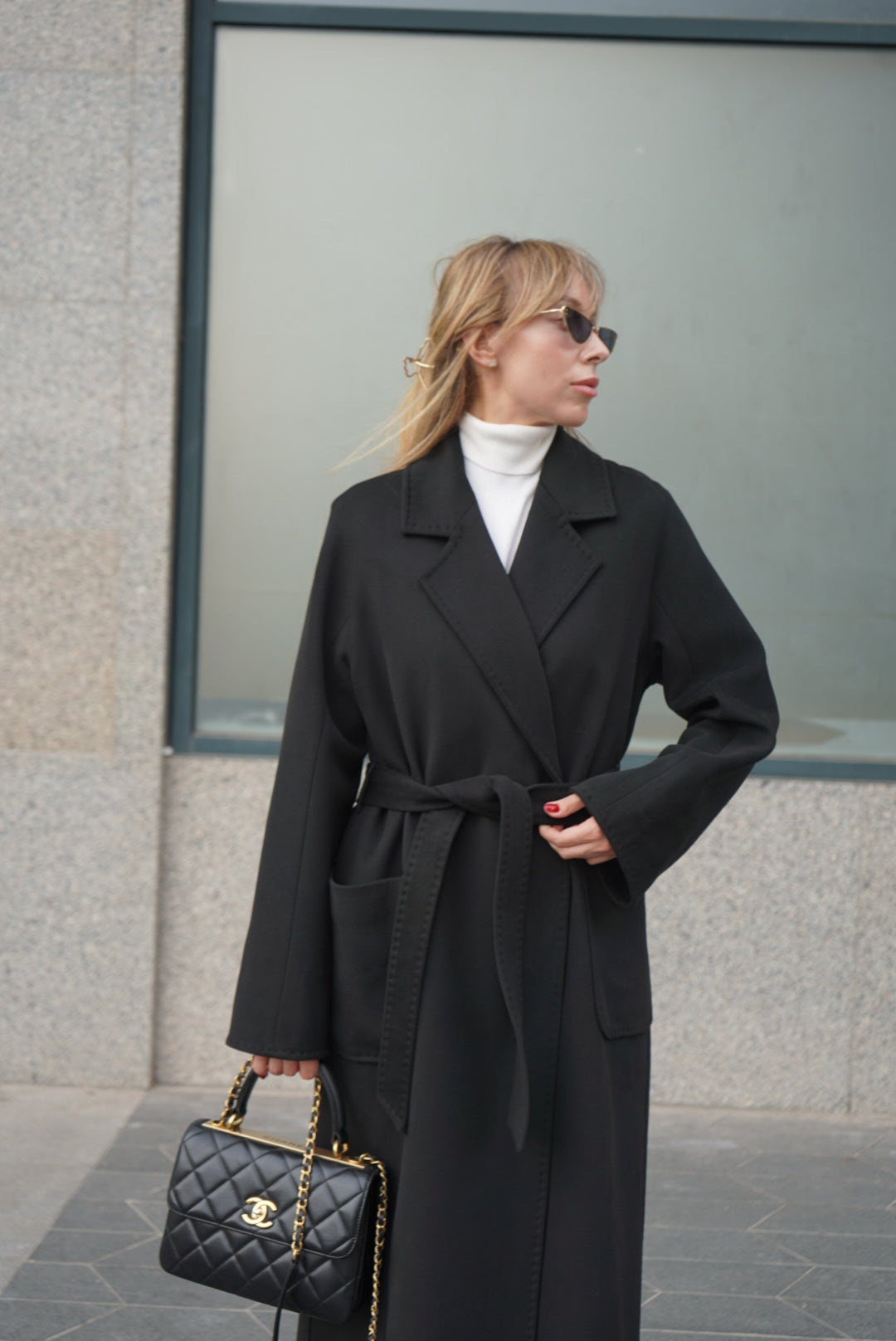 Cashmere coat — LOU, 120 cm