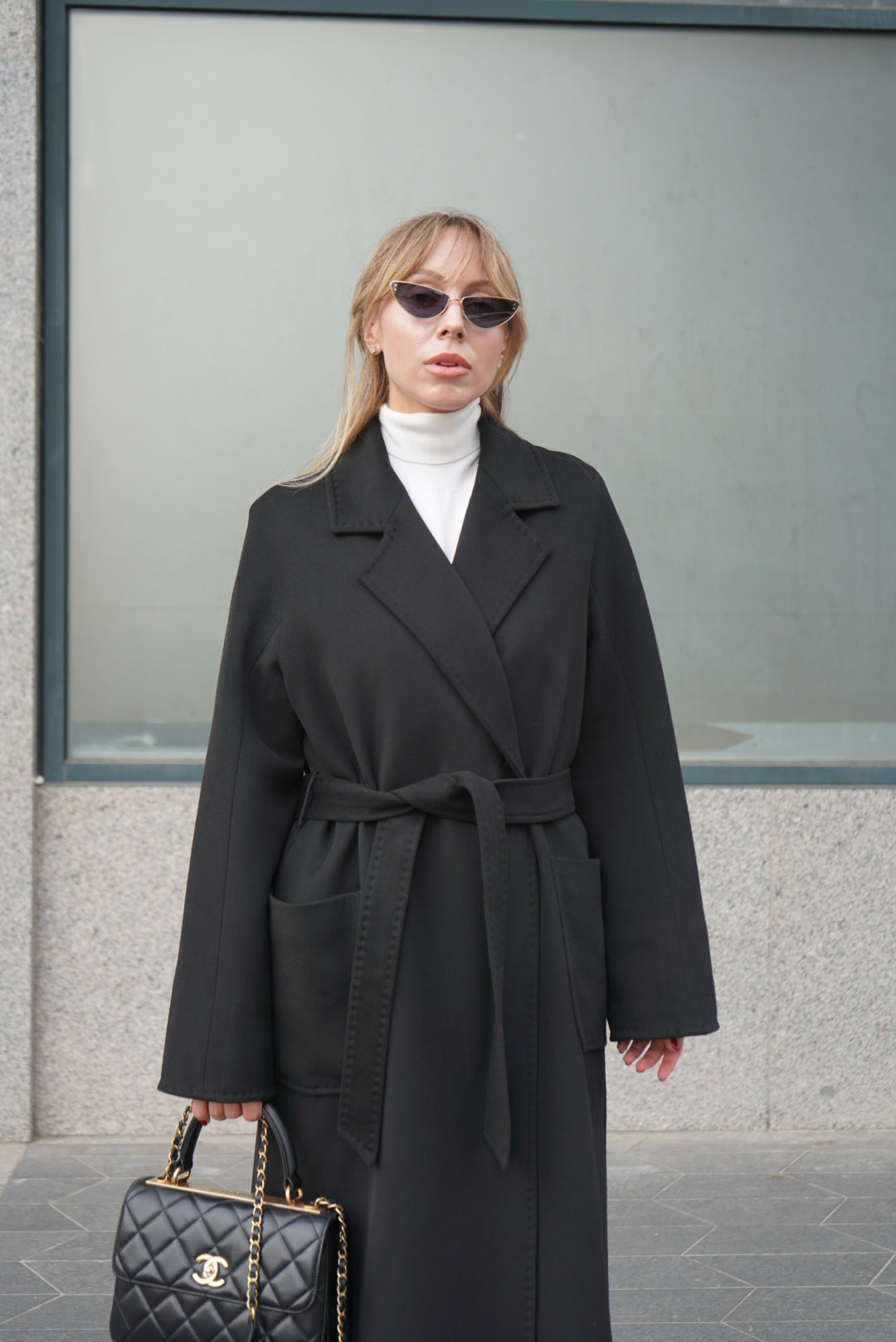 Cashmere coat — LOU, 120 cm