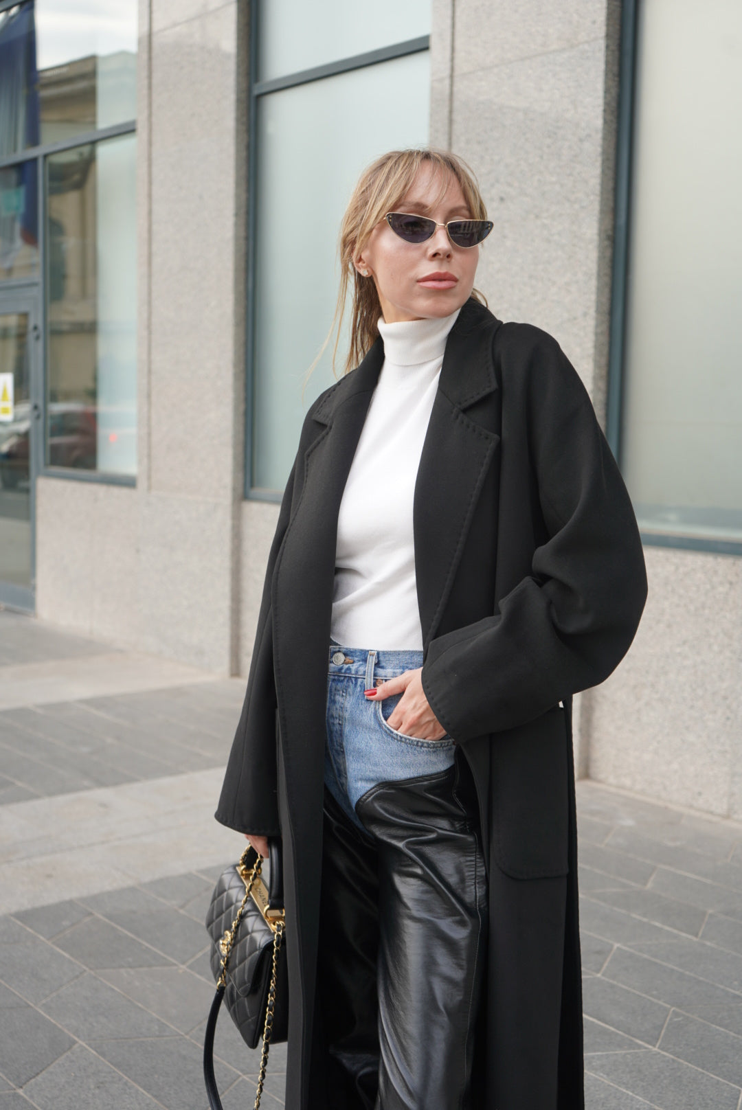 Cashmere coat — LOU, 120 cm
