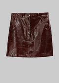 Leather mini skirt — ARIA | ILÈR