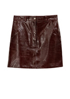 Leather mini skirt — ARIA | ILÈR