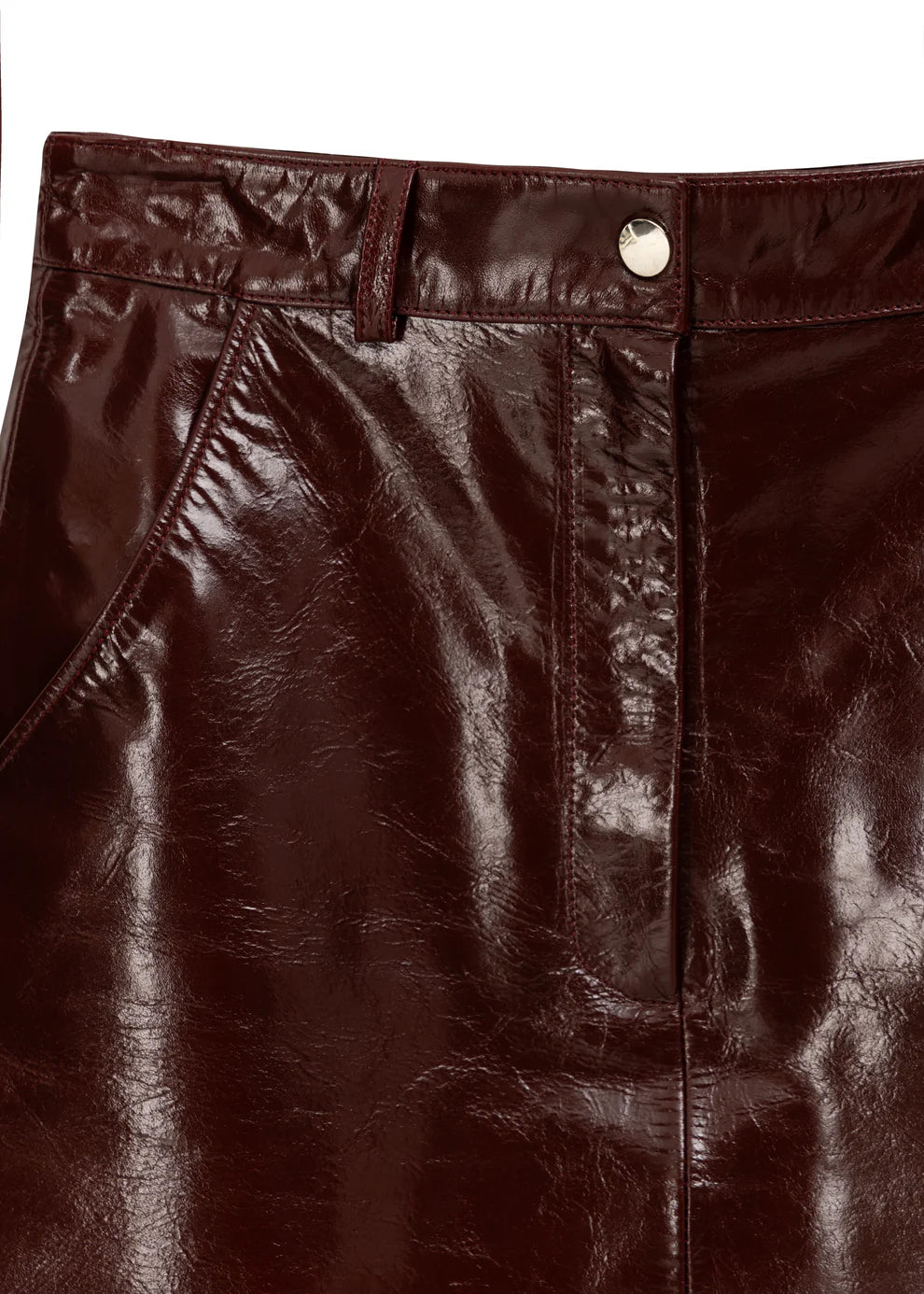 Leather mini skirt — ARIA | ILÈR