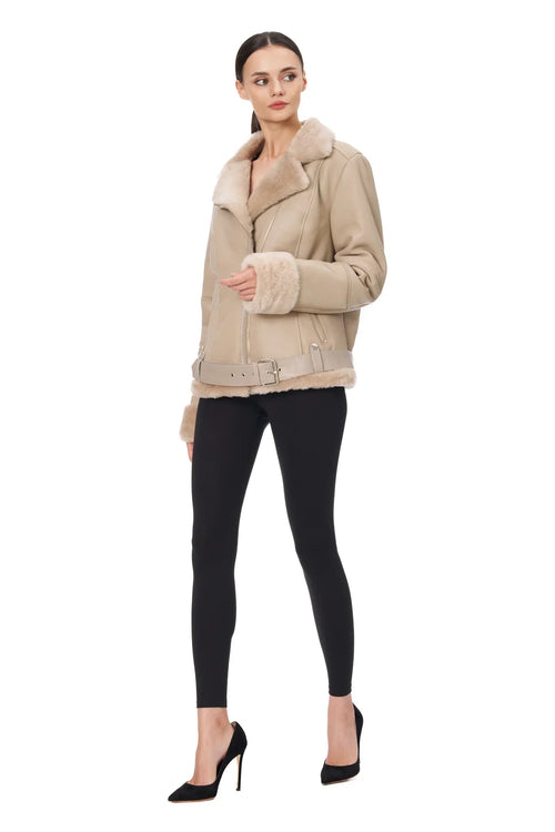 Cojoc Ava din blana naturala de ovine - INURI