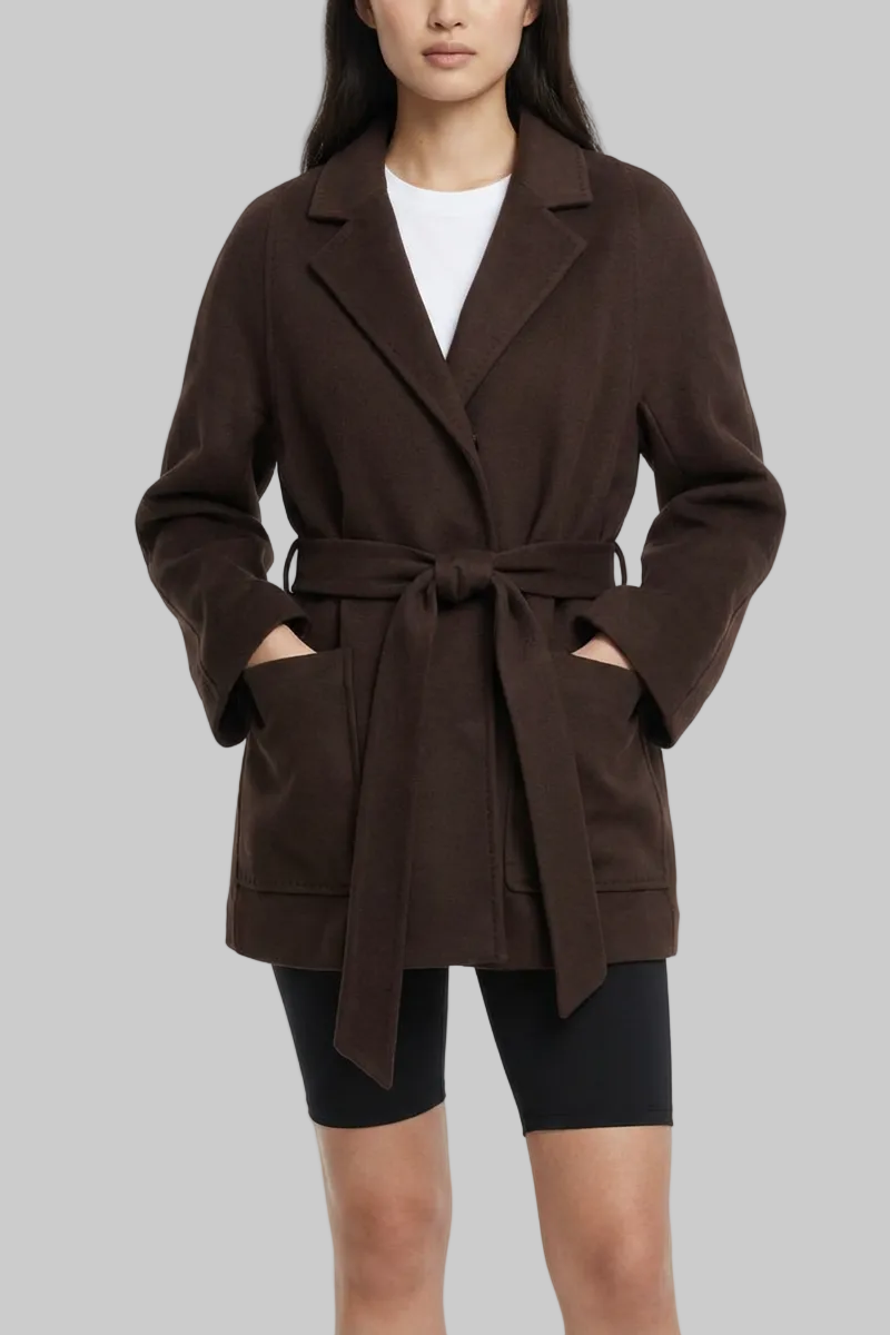 Short cashmere coat — IVY, 75 cm
