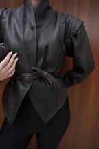 Lambskin leather jacket — DIA | ILÈR