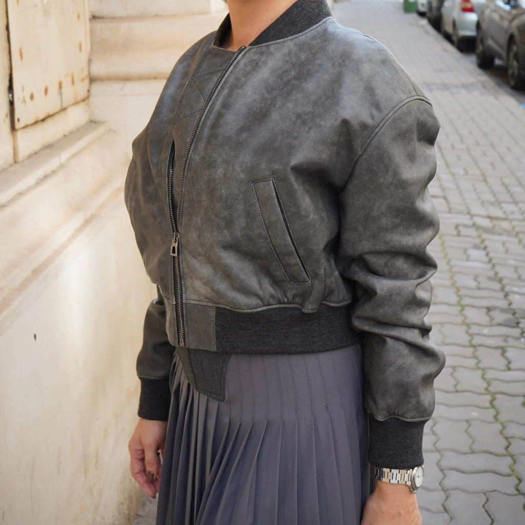 Lambskin leather jacket — MIA | ILÈR