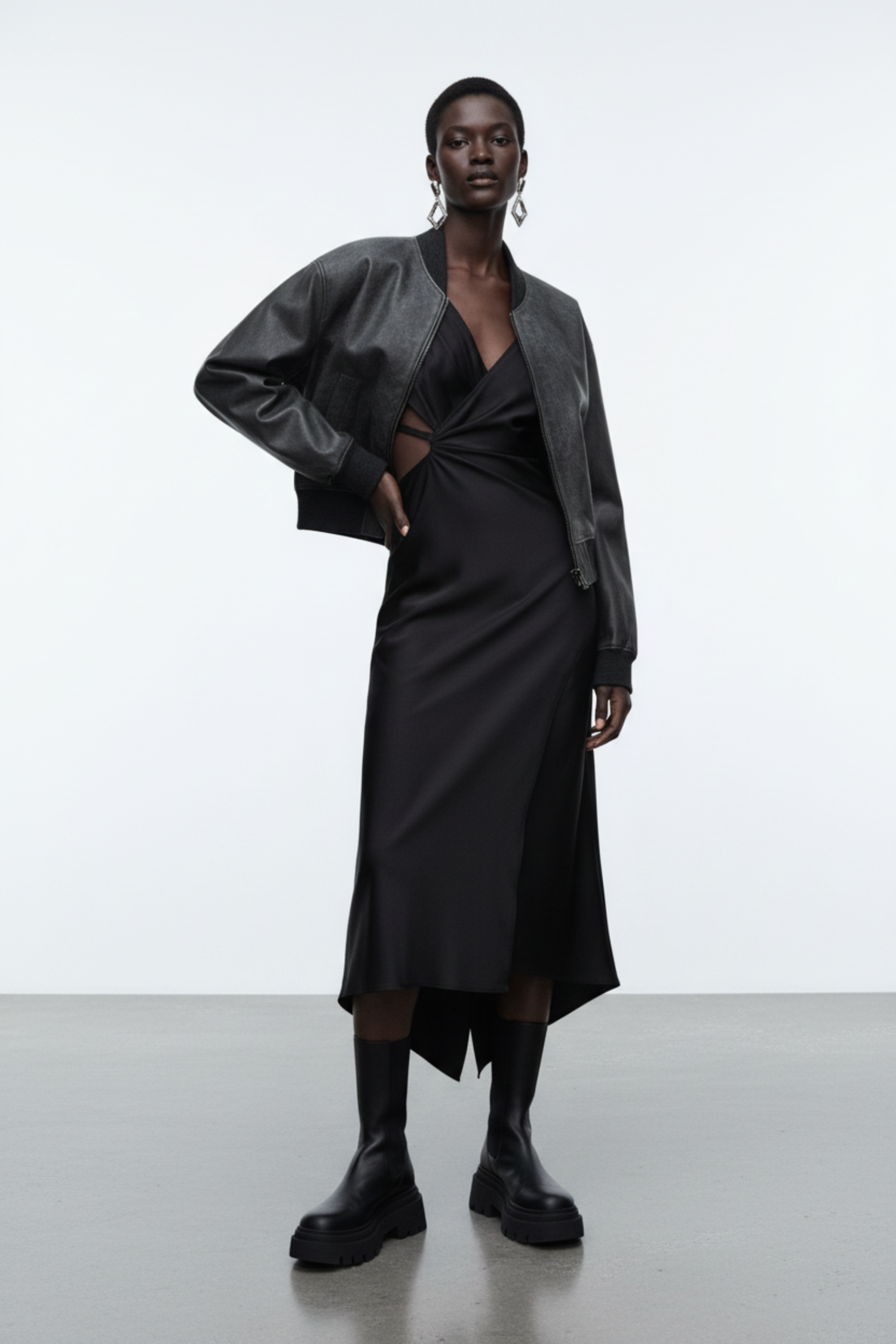 Geaca Mia din piele naturala premium