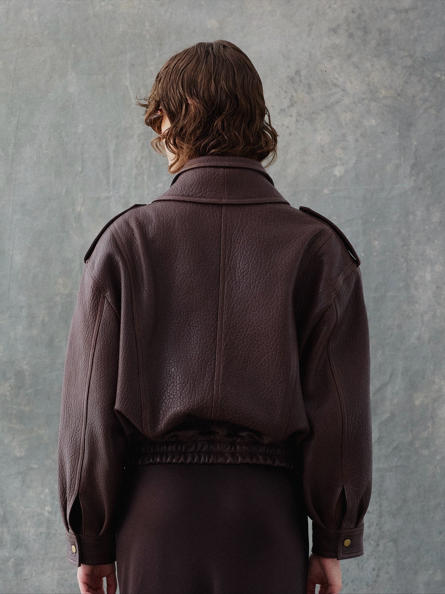 Geaca Bonnie din piele naturala premium