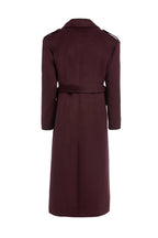 Burgundy cashmere coat — GIGI | ILÈR