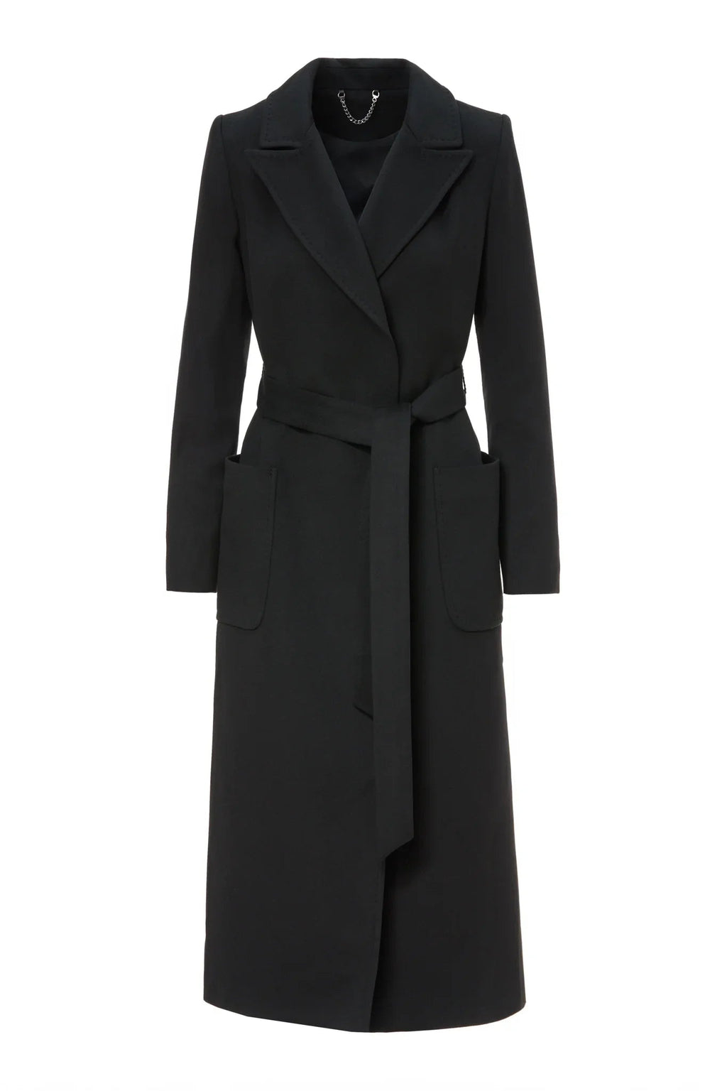 Black cashmere coat — LOU | ILÈR
