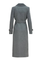 Grey cashmere coat — LUCIA | ILÈR