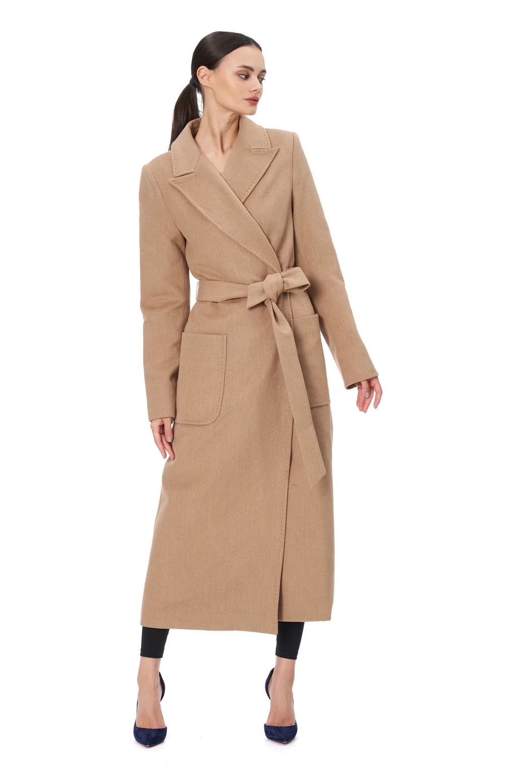 Camel cashmere coat — MAGDA | ILÈR