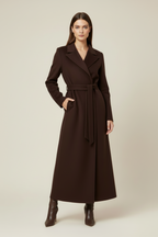 Brown cashmere coat — ROCHEL | ILÈR