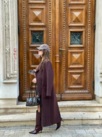 Brown cashmere coat — ROCHEL | ILÈR