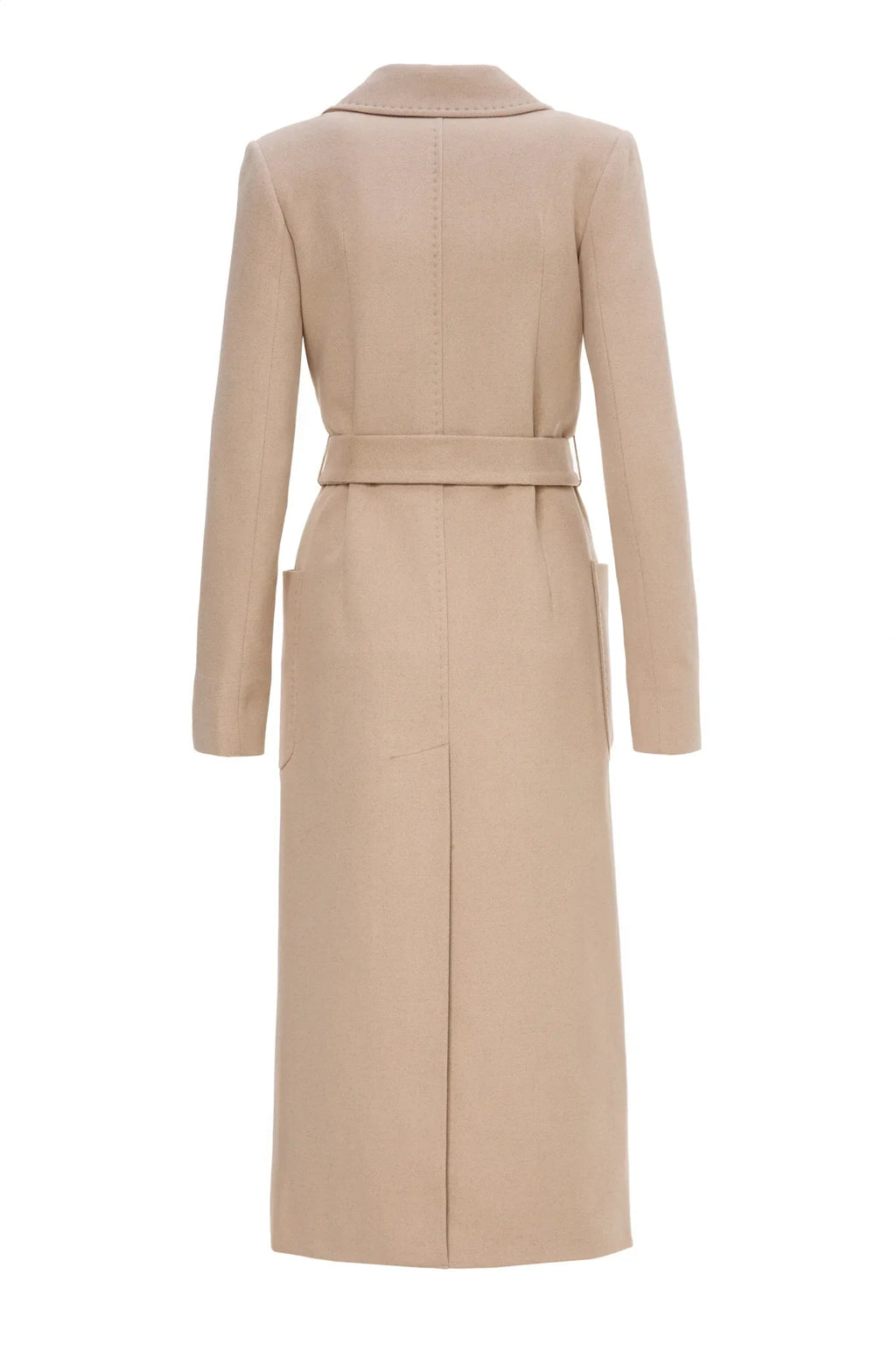Beige cashmere coat — SISI | ILÈR