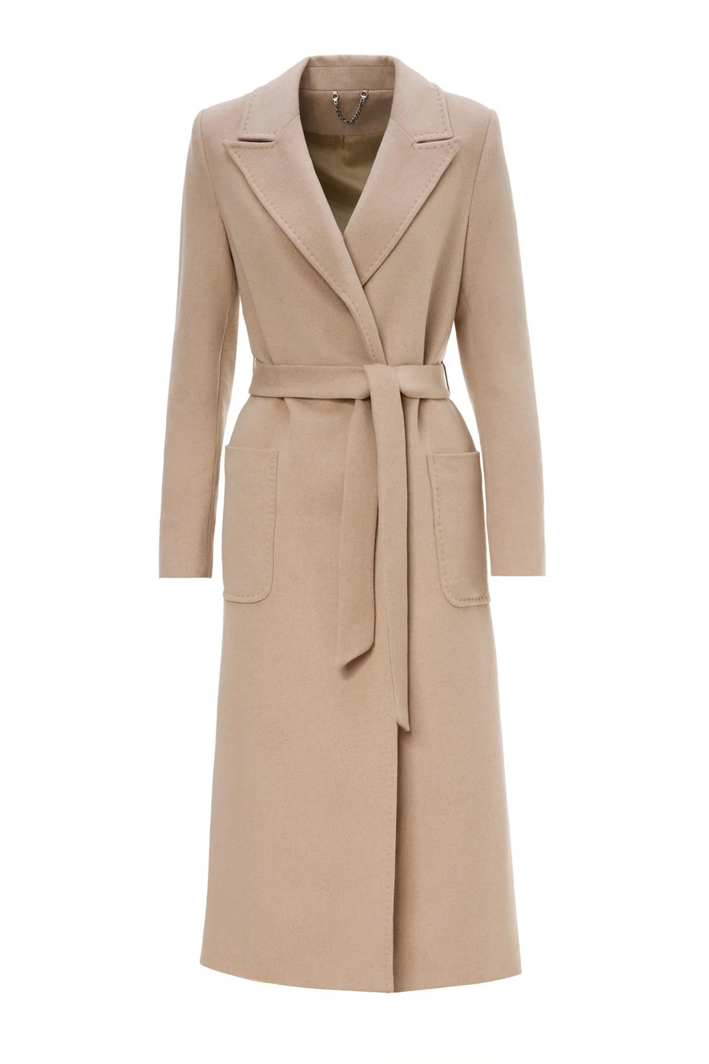 Beige cashmere coat — SISI | ILÈR