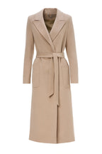 Beige cashmere coat — SISI | ILÈR