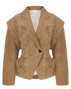 Lambskin leather blazer — MOLLY | ILÈR