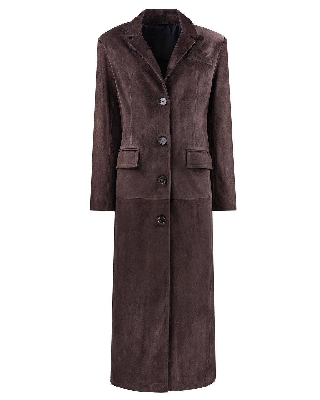 Suede leather trench coat — KYLE | ILÈR
