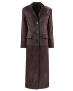 Suede leather trench coat — KYLE | ILÈR