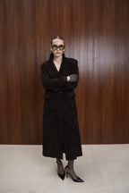 Suede leather trench coat — KYLE | ILÈR
