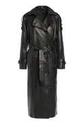 Lambskin leather trench coat — VERA | ILÈR