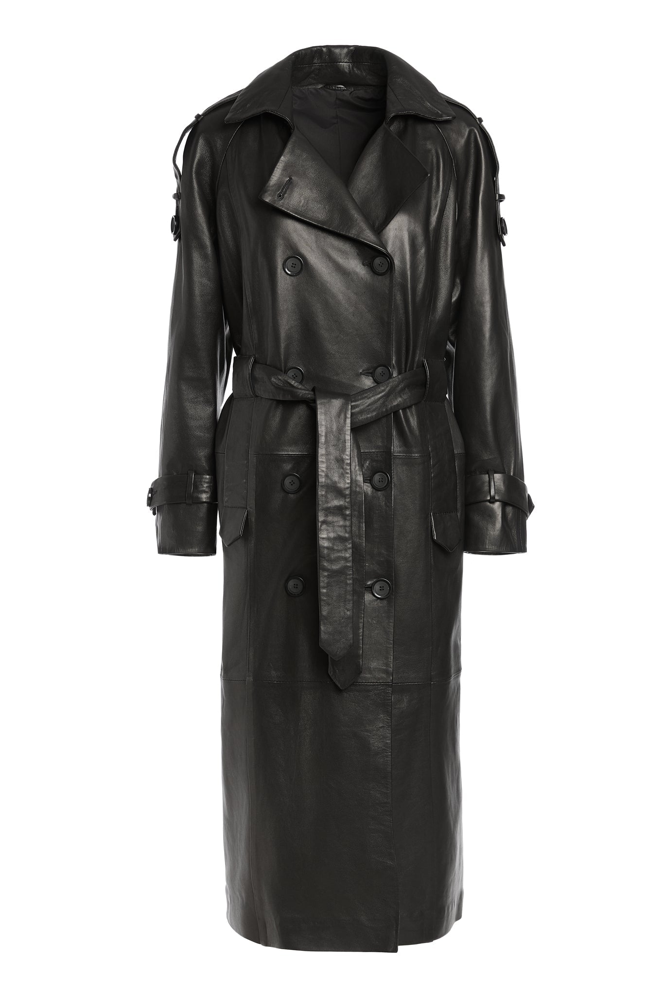 Lambskin leather trench coat — VERA | ILÈR