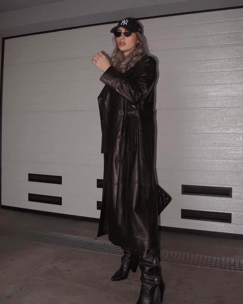Lambskin leather trench coat — VERA | ILÈR
