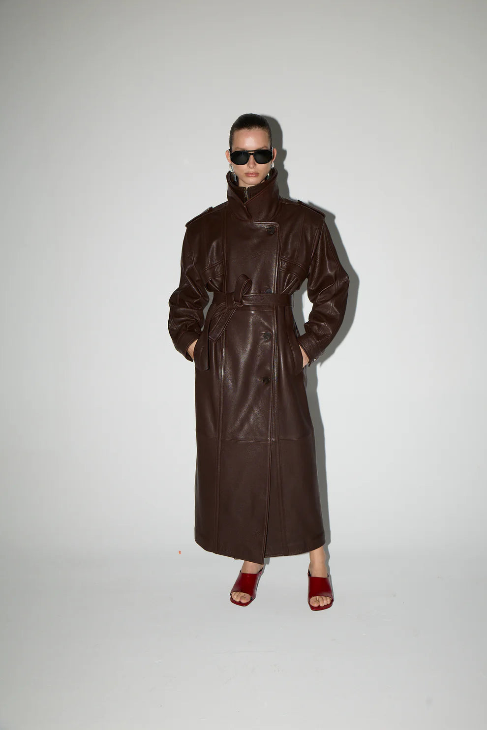 maxi trench coat