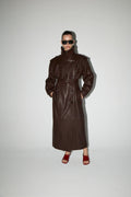 maxi trench coat