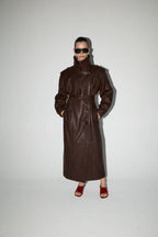 maxi trench coat