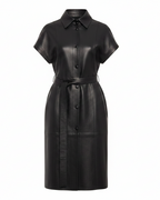 OVA  leather vest-dress